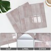 10 Sheets Subway Tile Peel and Stick Backsplash,12”×12”Pink Self Adhesive