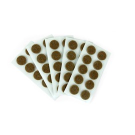 Furndiy Felt Furniture Pads for Hardwood Floors, Self-Adhesive Felt Pad for Chairs & Seat Legs, Easy Slide, Anti Scratch, Noise Stopper, Bumper & Buffer, Floor Protection - Based in USA - 0.8" x 50Pcs