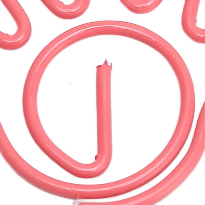 100Pcs Paper Clip Metal Hand Shaped Design Rustproof Paperclip Decoration