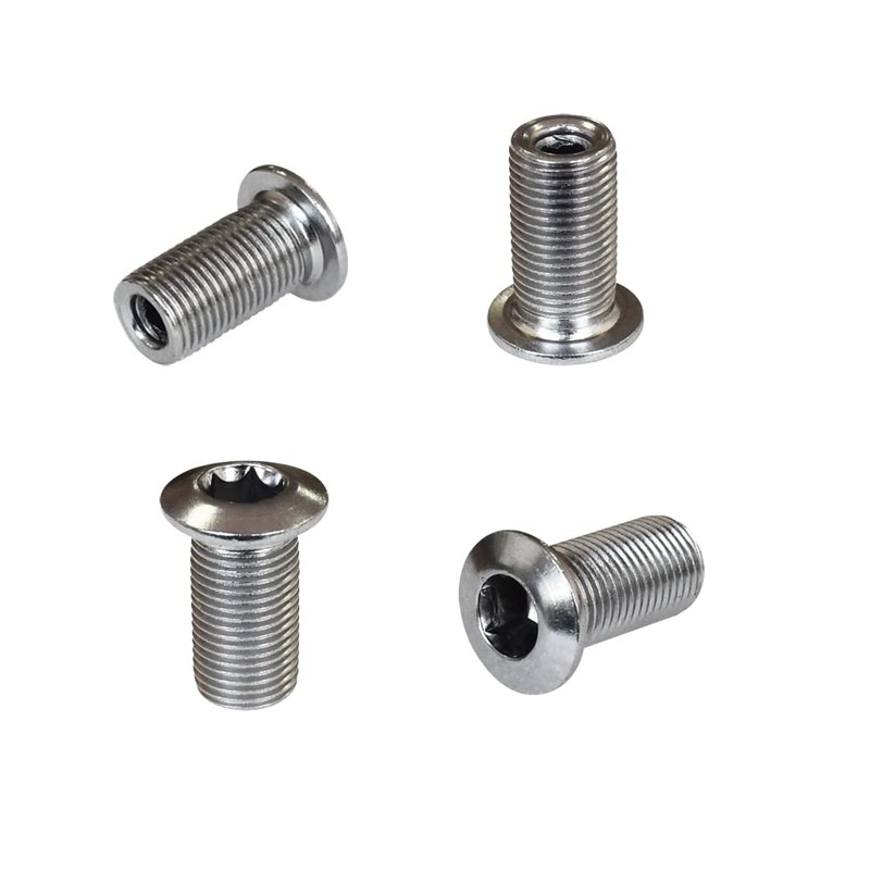 Pirhosigma 5 pcs for each Single/Double/Triple Chainring Bolts Screws Disc