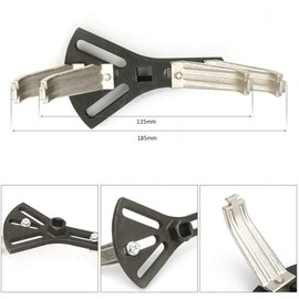 CarAngels Universal Free-Adjust Fuel Tank Cap Wrench Fuel Pump Oil Filter Wrench (3 Jaws)