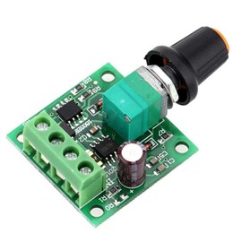 Greartisan 1.8V-15V 2A DC Motor Speed Controller PWM Variable Speed Regulator Governor Switch 1803BKW with Speed Control Knob