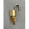New Wilson Bohannan WB Padlock Brass Lock Heavy Duty w/