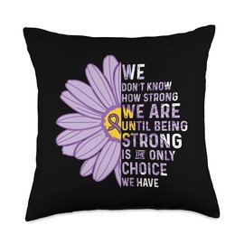 Hidradenitis Suppurativa Day Hidradenitis Month We are Strong-Hidradenitis Suppurativa Awareness Supporter Throw Pillow, 18x18, Multicolor