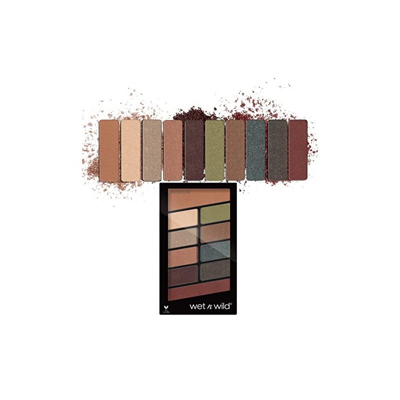 wet n wild Color Icon Eyeshadow 10 Pan Palette, Comfort