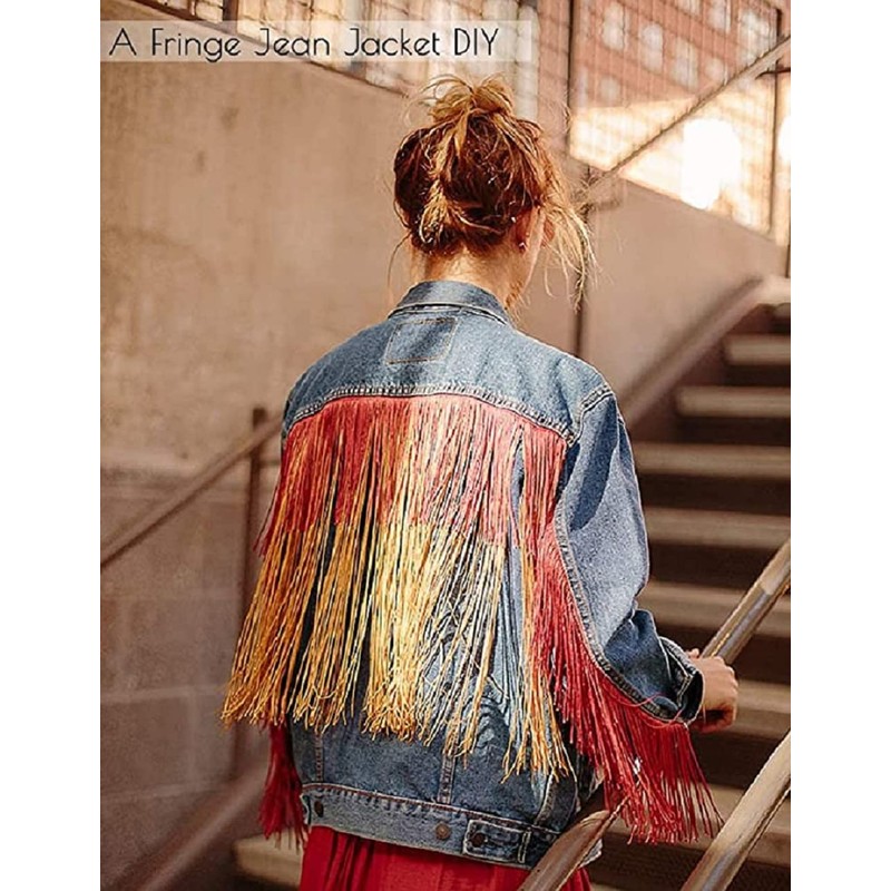 Fringe Trim Tassel 8 inch Wide 2 Yards Long for