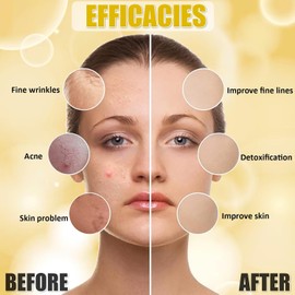 YMEYFAN Hydro Jelly Mask Powder For Facials Pro, Aceite De Control De Cúrcuma Limpieza Profunda Eliminación De Puntos Negros Peel Off Gel Mascarilla Facial Cuidado De La Piel, Suminis