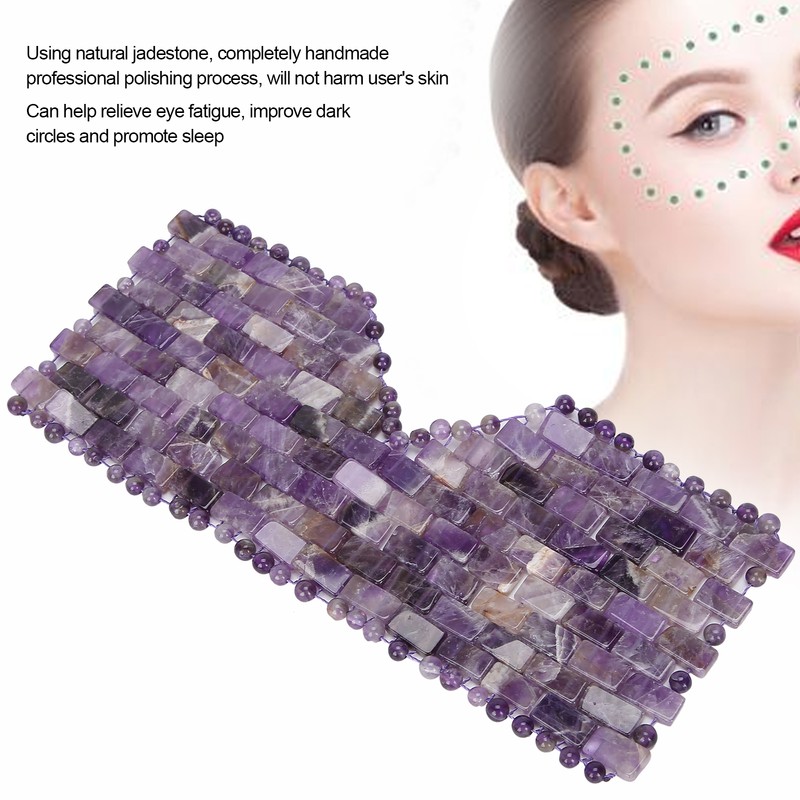 Eye Relax Mask Face Massager Natural Jadestone Reduce Dark Circle
