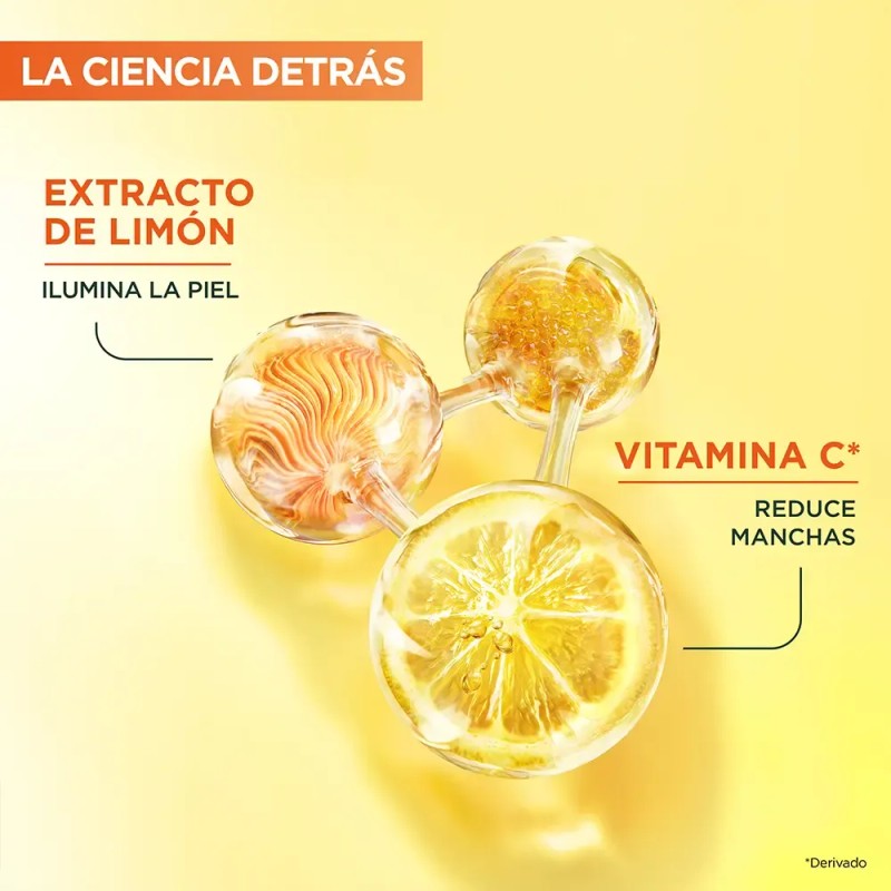 Garnier Skin Active Limpiador Facial Express Aclara Antimanchas con Vitamina