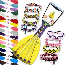 KEEHOM Friendship Bracelet Making Kit, DIY Craft Kit for Girls 6 to 12 Years Old, Jewellery Making Kit Children's Toy Set Art and Crafts, Kids Birthday Festival Easter Gift