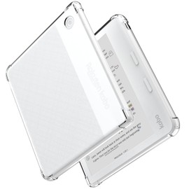 GOVTVA Slim Clear Case for 7" Kobo Libra Colour (2024) eReader - Premium Silicone Cover with Thicken Corners,Ultrathin and Transparent ﻿ (Clear)