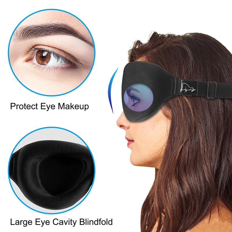 ALASKA BEAR Sleep Mask for Lash Extensions with Deeper Molded