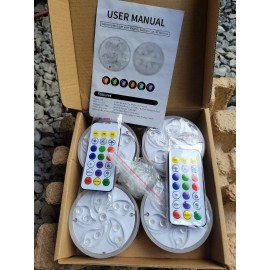 Unbranded/Generic Submersible 10 LED Waterproof Light RGB for Vase Wedding Party Fish Tank Decors