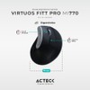 Acteck Mouse Ergonomico VIRTUOS Fitt Pro MI770 1600dpi Inalambrico 8