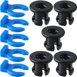 YALOJE 10pcs Bowden Tube Coupler Clip Set, 3D Printer Bowden Tube Coupling Collet Clamp Clips, 3D Printer Accessories 1.75 mm Filament Printer Parts