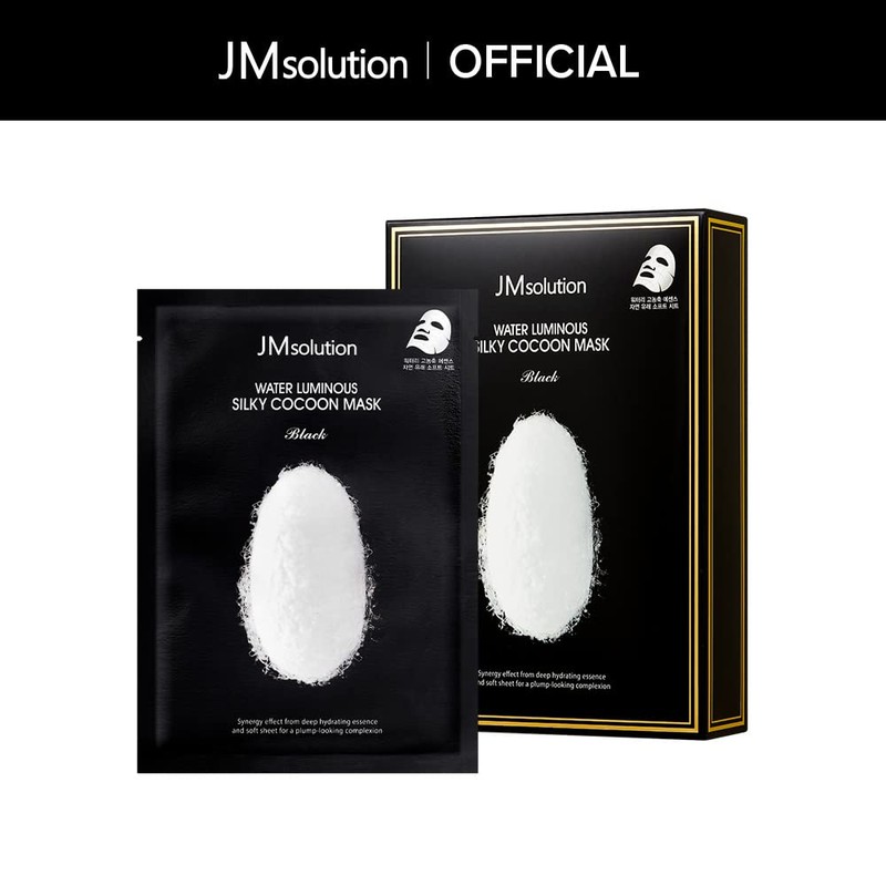 JMsolution Water Luminuous Silky Cocoon Black Mask - Korean Skincare