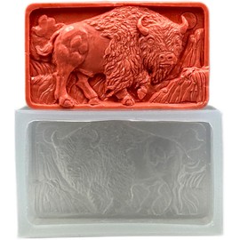 Bison Silicone Mold for SOAP Making, Candle, Resin,