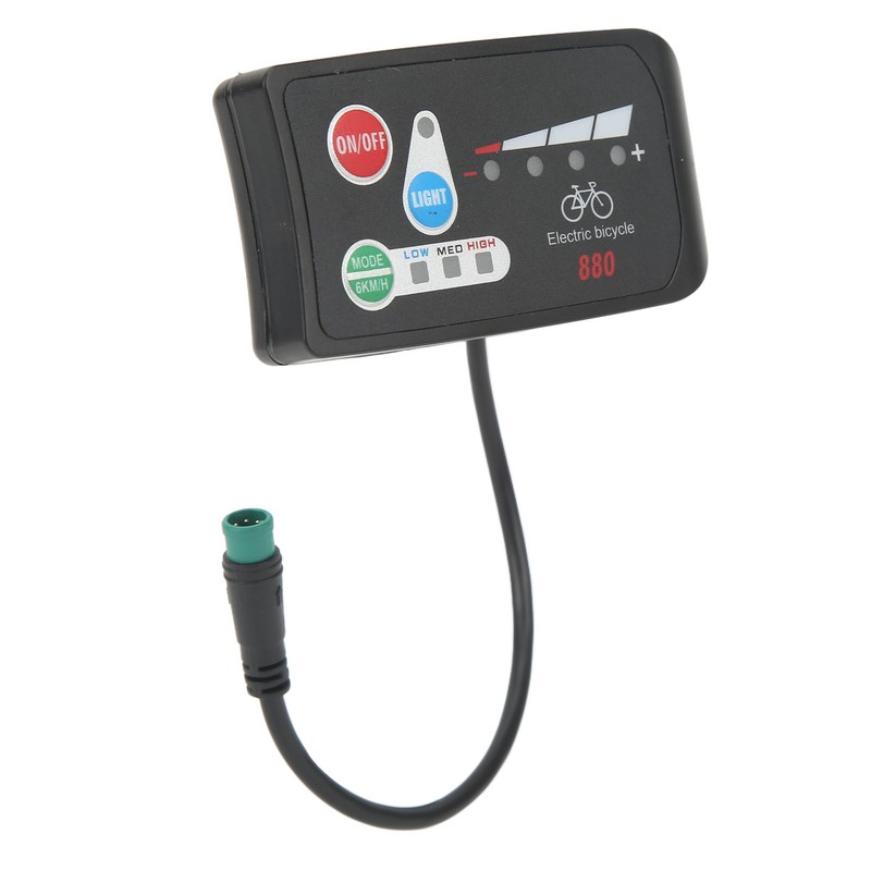 Electric Bicycle Display ABS Lightweight LED Display Meter With Waterproof