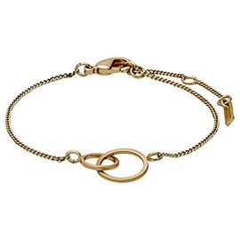 PILGRIM Harper Silver Plated or Gold Plated Bracelet, Brass Yellow Gold, No Stone