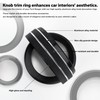 Polodunn for 2023-2025 Honda Pilot Accessories, 5pcs Aluminum Alloy Knob
