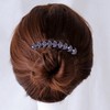 EZ PEACH Rhinestone Hair Comb DE Yaii Wind, Rakuchin, Kantan