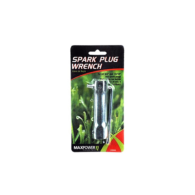 Maxpower 339066 Universal Spark Plug Wrench for 3/4 Inch Hex