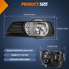Nilight Fog Lights Assembly Compatible with 2007 2008 2009 Toyota