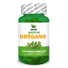 Aceite de Orégano 100 cápsulas, calidad Premium