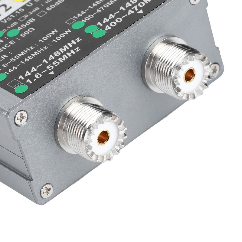 MX62 VHfUHF Duplexer 144148MHz 400470MHz Different Frequency Indoor Antenna Combiner