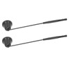 2PCS Candle Snuffer with Long Handle Bell Shape Metal Flame
