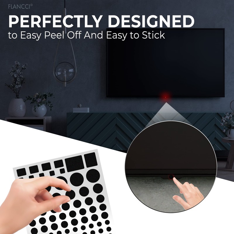 FLANCCI LED Light Blocking Stickers, Light Dimming Stickers, (2 Sheets)