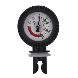 Fishlor Air Pressure Gauge, Nylon Inflatable Boat Air Pressure Gauge Barometer for Kayak Raft Black Kayak Accessories