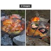 Lineslife X-Marks Fire Pit Cooking Grill Grates Portable, Heavy Duty