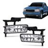 G-PLUS Fog Lights Lamp Left Right Compatible With Chevy Silverado