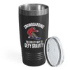 Snowboarding Black Edition Viking Tumbler 20oz - Snowboarding The coolest