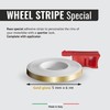 Racing Wheel Stripes with Applicator Tool, Gloss Gold, 5 mm