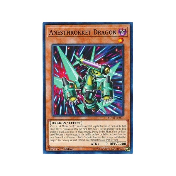 Yu-Gi-Oh! - Anesthrokket Dragon - SDRR-EN007 - Common - 1st