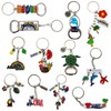 12 llaveros Hawaii, 4 abrebotellas, llaveros de metal hawaiano, I