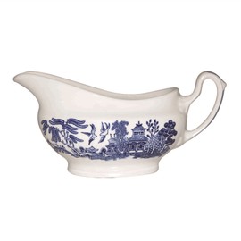 Churchill Blue Willow Georgian Gravy Boat 350 ml