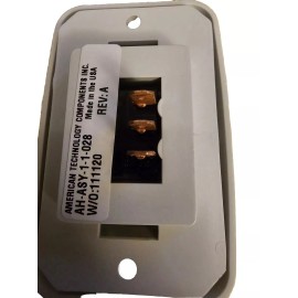 AMERICAN TECHNOLOGY RV SLIDE ROOM SWITCH IN / OUT 3 PRONGS MOMENTARY W/ BEZEL 12V CAMPER 5TH WHEEL