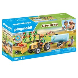Playmobil Tractor with Trailer and Water Tank