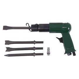 Doppy Air Hammer Kit, with Quick Change Retainer and 3 Chisels,3500 BPM, 1/4" Air inlet thread interface,Air Chisel Pneumatic Shovel Tool for Scraping, Chipping, Punching and Cutting & Industrial