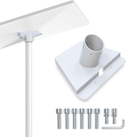 Starlink Gen 3 Pole Mount Adapter, Starlink V3 Mount, Stainless Steel Starlink Gen 3 Pipe Adapter, Starlink Pipe Mount Compatible with Starlink Standard Dish,Gen3/V3 Kickstand Dishy