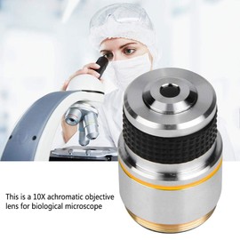 Lens for Achromatic Lenses, 10X 185 Biological Microscope Lens for Achromatic Lenses 160/0.17