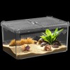 【No Assembly】 Breathable and Secure Reptile Tank with high Transparency
