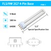 KosunRefill FLS/E9W 6400K 2G7 Base Camping Lantern Bulb, Replacement for