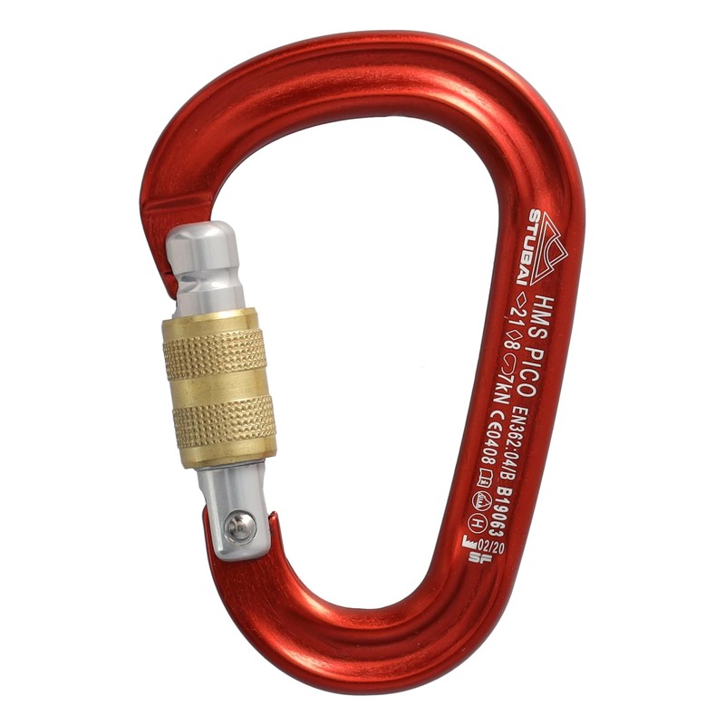 Hms Pico Stubai Sports Easylock with Screw Gate Anodized -