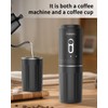 Portable, electric, coffee grinder, USB rechargeable, conical burr, espresso bean