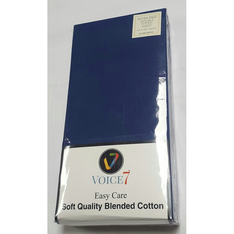 voice 7 Non Iron Poly Cotton Pillow Cases Pair only