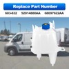 TEMSONE Upgrade 603-832 Coolant Reservoir Tank Compatible with Dodge Ram